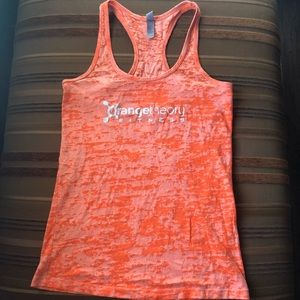 Orangetheory orange burnout tank